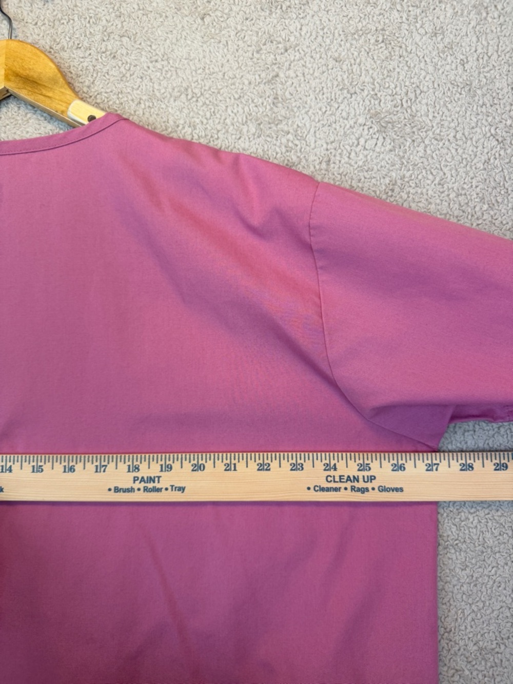 Dagacci Pink Scrub Set V-Neck Top Pants Medical Uniform XXL - Picture 6 of 16